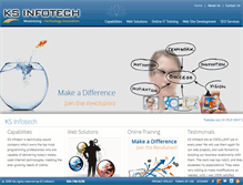 Tablet Screenshot of ks-infotech.com